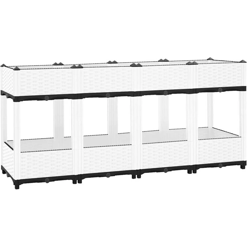 Image of VIDAXL Raised Bed 160x40x71cm Polypropylene vidaXL 8720845672058
