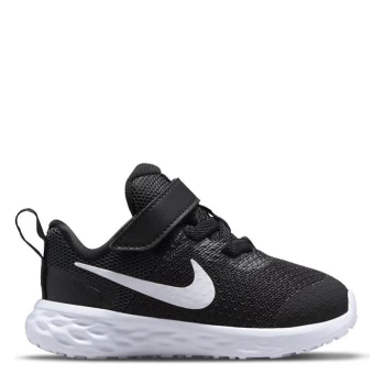 Image of Nike Revolution 6 Baby/Toddler Shoe - Black/White