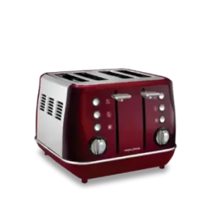 Image of Morphy Richards Evoke Red 240111 4 Slice Toaster