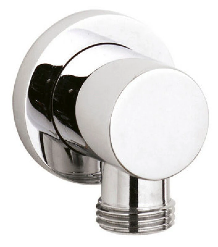 Image of Balterley Round Minimalist Outlet Elbow Chrome Silver