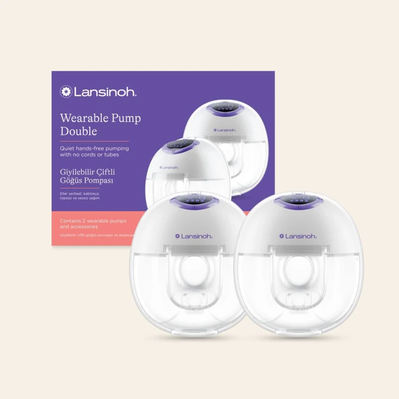 Image of Lansinoh Wearable Pump - Double, Purple LN54072