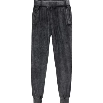 Image of Calvin Klein Jeans Washed Velvet Jogging Pants - CK BLACK BEH
