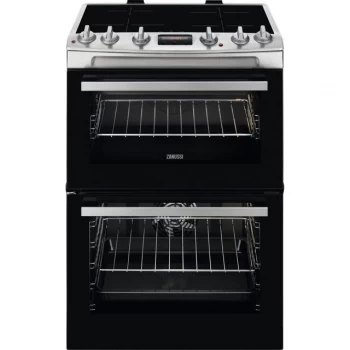 Image of Zanussi ZCI66280XA Double Oven Induction Hob Electric Cooker