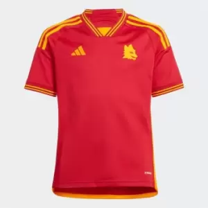 Image of adidas Roma Home Shirt 2023 2024 Juniors - Red