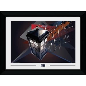 Image of Doctor Who Fractil Tardis Collector Print