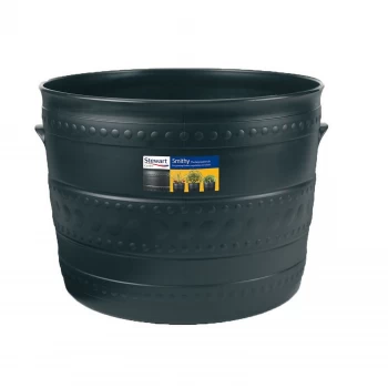 Image of Plastic Patio Tub in Black - 50cm
