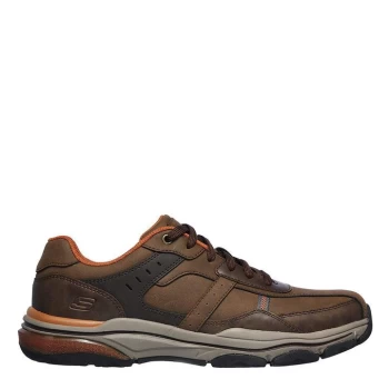 Image of Skechers Bike Toe Leather Lace Up - Brown