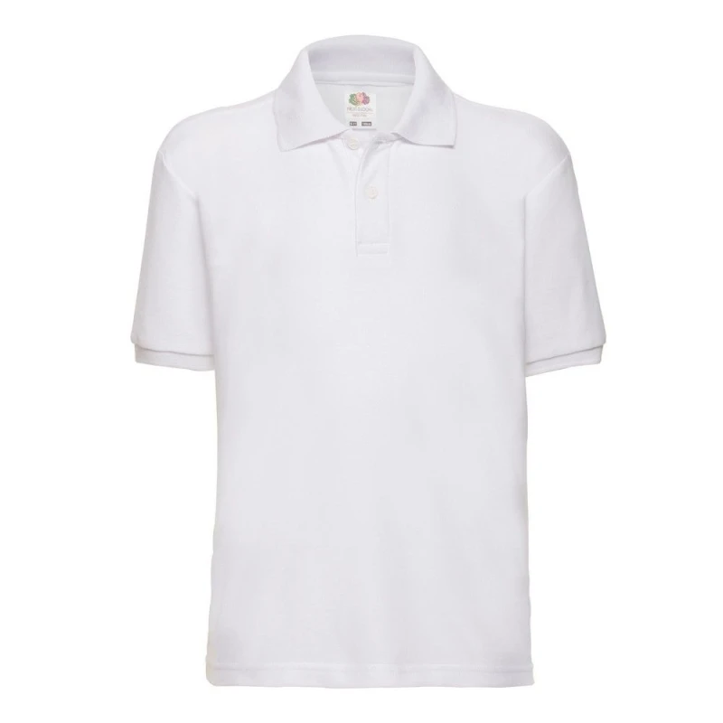 Image of Fruit Of The Loom SS11B boys's in White
