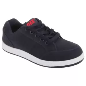 Image of Dek Mens Charlie 5 Eye Leisure Shoes (8 UK) (Navy Blue)