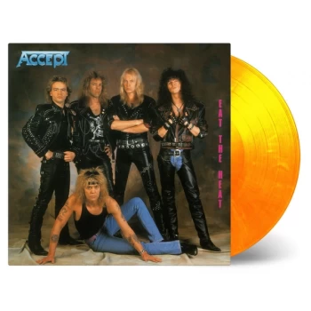Image of Accept - Eat The Heat Yellow & Orange Vinyl