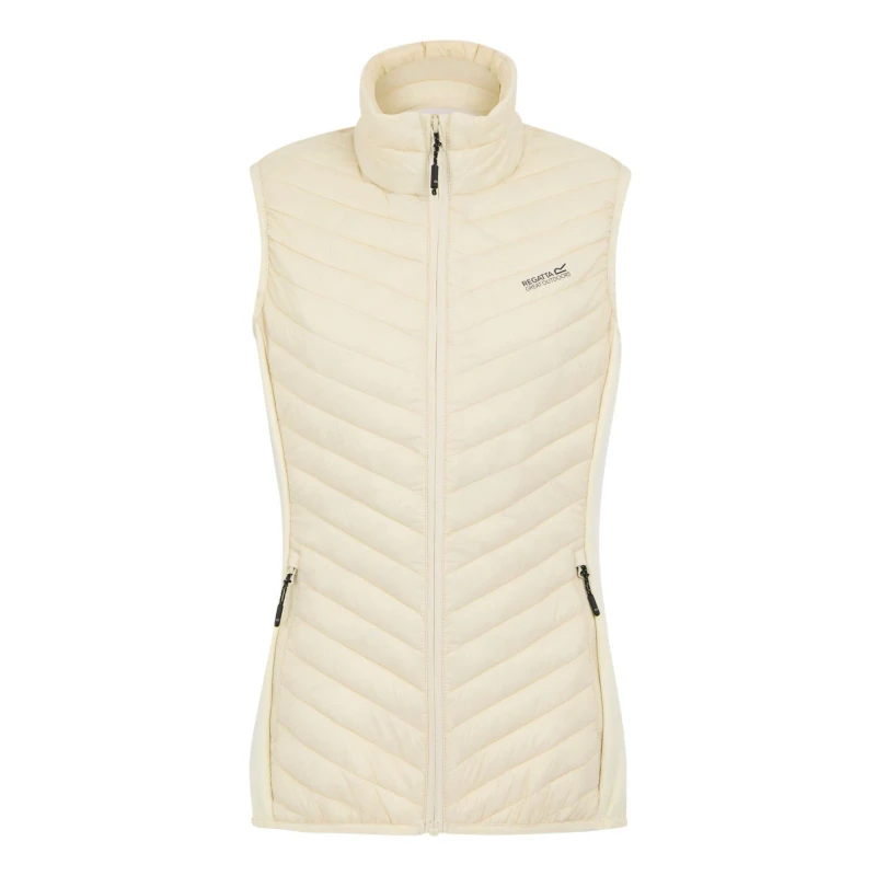 Image of Regatta Womens Andreson Hybrid Water-Repellent Compressible Gilet Light Vanilla female 8