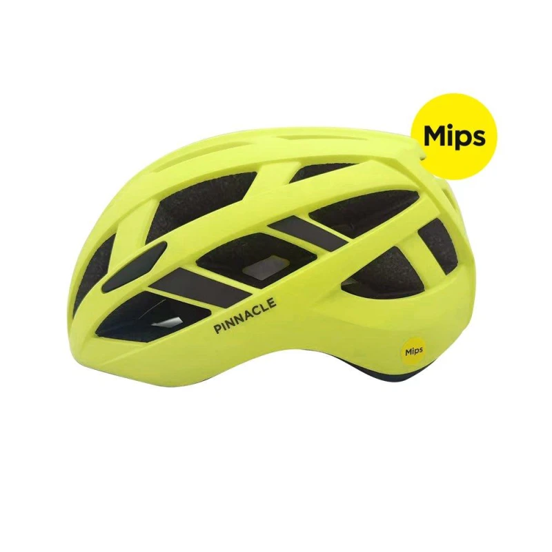 Image of Pinnacle MIPS Road Cycling Helmet Yellow unisex S/M