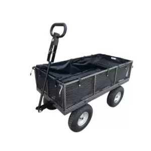 Image of Handy Mesh Platform Truck with Plastic Liner & Wire Tray - 400kg Capacity