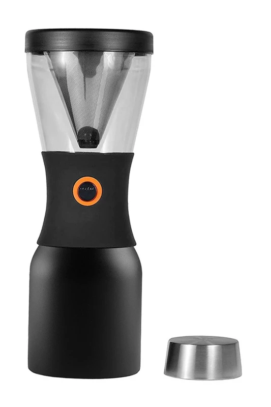 Image of asobu Portable Cold Brew Coffee Maker Black 1 Litre Black Black