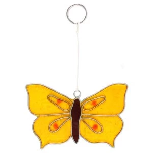 Image of Yellow Brimstone Suncatcher