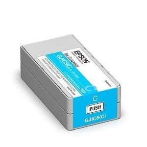 Image of Epson GJIC5C Cyan Ink Cartridge