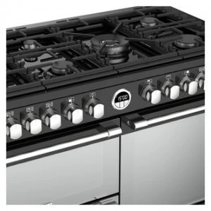 Image of Stoves 444444501 Sterling S1100DF 110cm Dual Fuel Range Cooker in Blac
