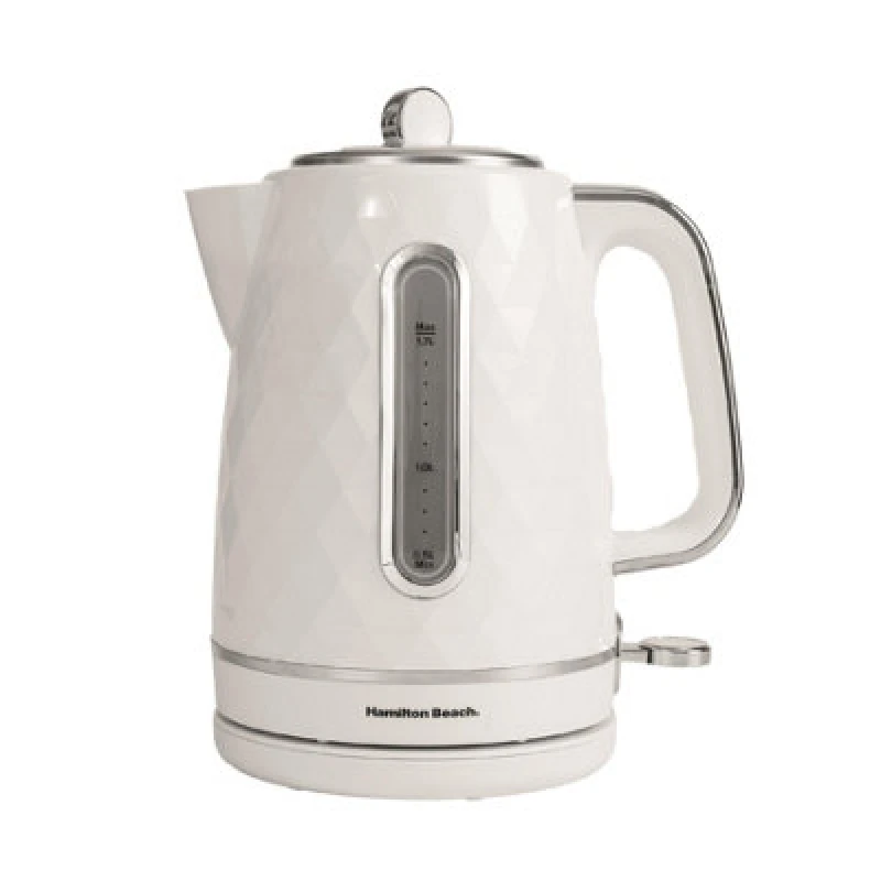 Image of Hamilton Beach, Diamond Electric Kettle, 1.7L, White, Hbk8359W