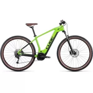 Image of Cube Reaction Hybrid Performance 625 Electric Mountain Bike - Green