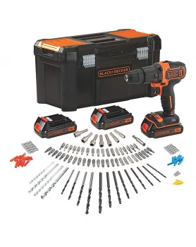 Image of Black + Decker 18V Combi Hammer Kit