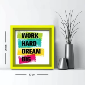 Image of 3030AHS-019 Multicolor Decorative Framed MDF Painting