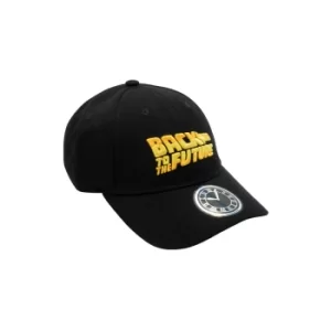 Image of Back to the Future Cap Black Back to the Future logo