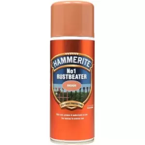 Image of No. 1 Rust Beater Paints Aerosol - 400ML - Beige - Beige Aerosol - Hammerite
