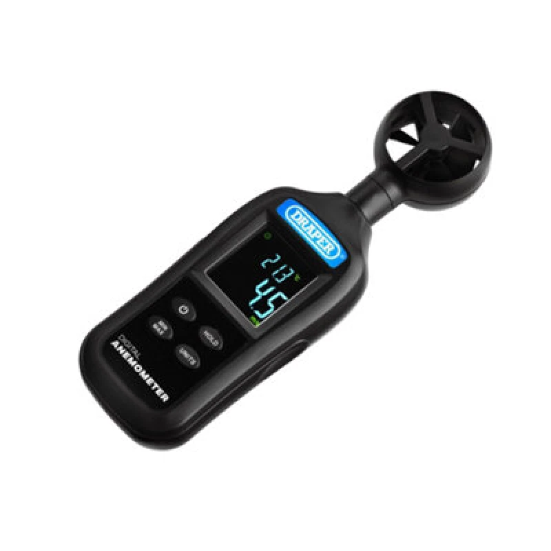 Image of Draper 180-DA-1 Handheld Digital Anemometer Wind Speed and Temperature Meter 180-DA-1