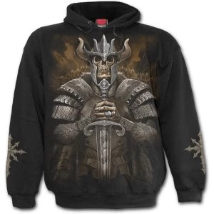 Image of Viking Warrior Mens Medium Hoodie - Black