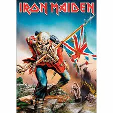 Image of Iron Maiden - The Trooper Postcard