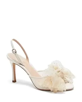 Image of kate spade new york Womens Bridal Sparkle Slingback Sandals