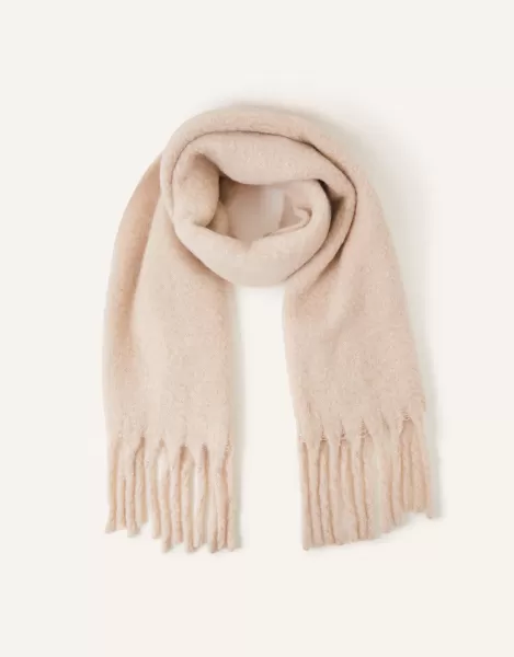 Image of Accessorize Super Fluffy Scarf, Natural, Women