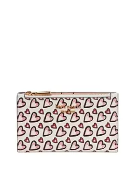Image of kate spade new york Morgan Heart Print Bifold Wallet