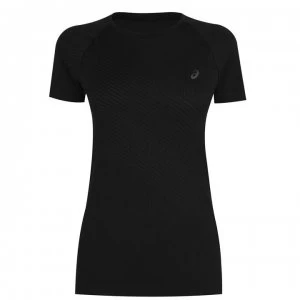 Image of Asics Seamless Tokyo T Shirt Ladies - Black