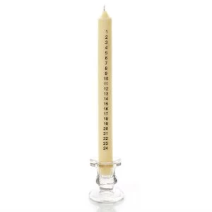 Image of Premier Decorations Premier Advent Taper Candle and Holder