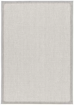 Image of Relay HydroFlex Boarder Grey Outdoor Rug - 160X230cm