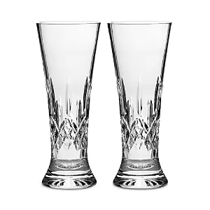 Image of Waterford Lismore Pilsner Glasses, Set of 2