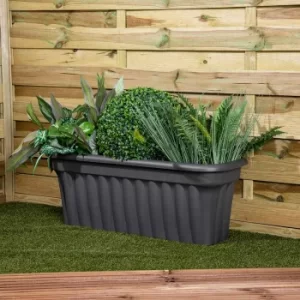 Image of Wham Vista Traditional Trough 80cm Set of 3 Graphite