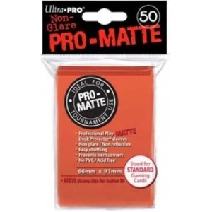 Image of Ultra Pro Matte Peach 50 Sleeves DPD 12 Packs
