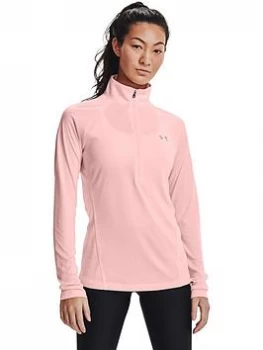 Image of Urban Armor Gear Tech 1/2 Zip - Pink/Silver, Pink/Silver Size M Women