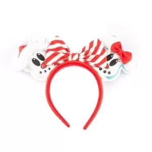 Image of Loungefly Disney Snowman Mickey Minnie Headband