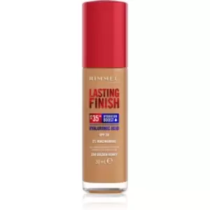Image of Rimmel Lasting Finish 35H Hydration Boost hydrating foundation SPF 20 shade 350 Golden Honey 30ml