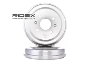 Image of RIDEX Brake Drum CHEVROLET 123B0073 96470999,96471771,96470999 Rear Brakes,Drum Brake