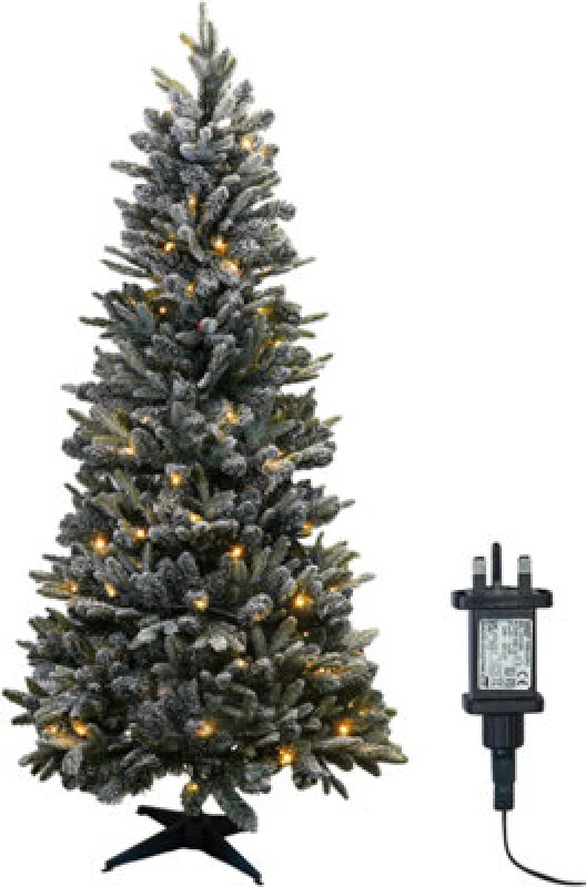 Image of Xmas Haus 1.8M Pre-Lit 100Ww Pop Up Frosty Pine Xmas Tree