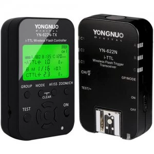 Image of Yongnuo YN-622N i-TTL Wireless Flash Transceiver & TX Controller Kit for Nikon Cameras
