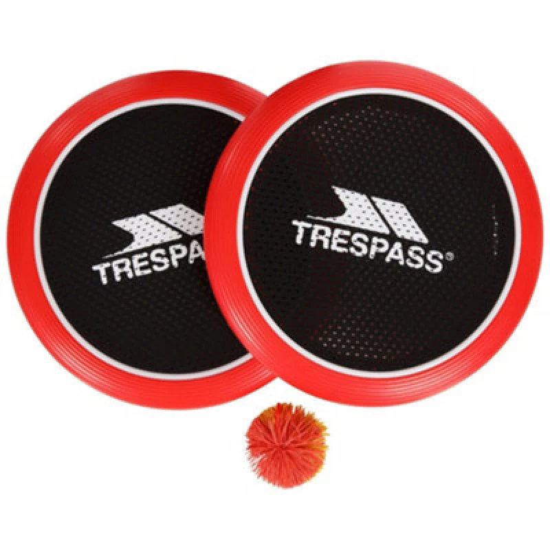 Image of Trespass Stringbatz Trampoline Bat and Ball Game Red
