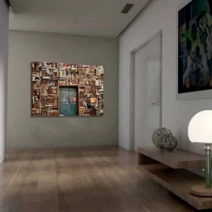 Image of 701002021C-034 Multicolor Decorative Canvas Painting