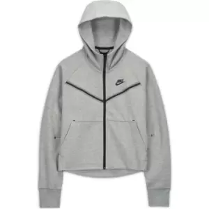 Image of Nike Tech Fleece Zip Hoodie Womens - Grey