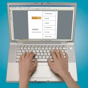 Image of Original Avery ReadyIndex A4 Dividers with Coloured Contents Sheet Matching Mylar Tabs 1 6