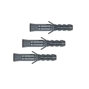 Image of Moderix Universal Wall Plug 3-Way Expansion Concrete Brick - Size 10 x 60mm, Pac